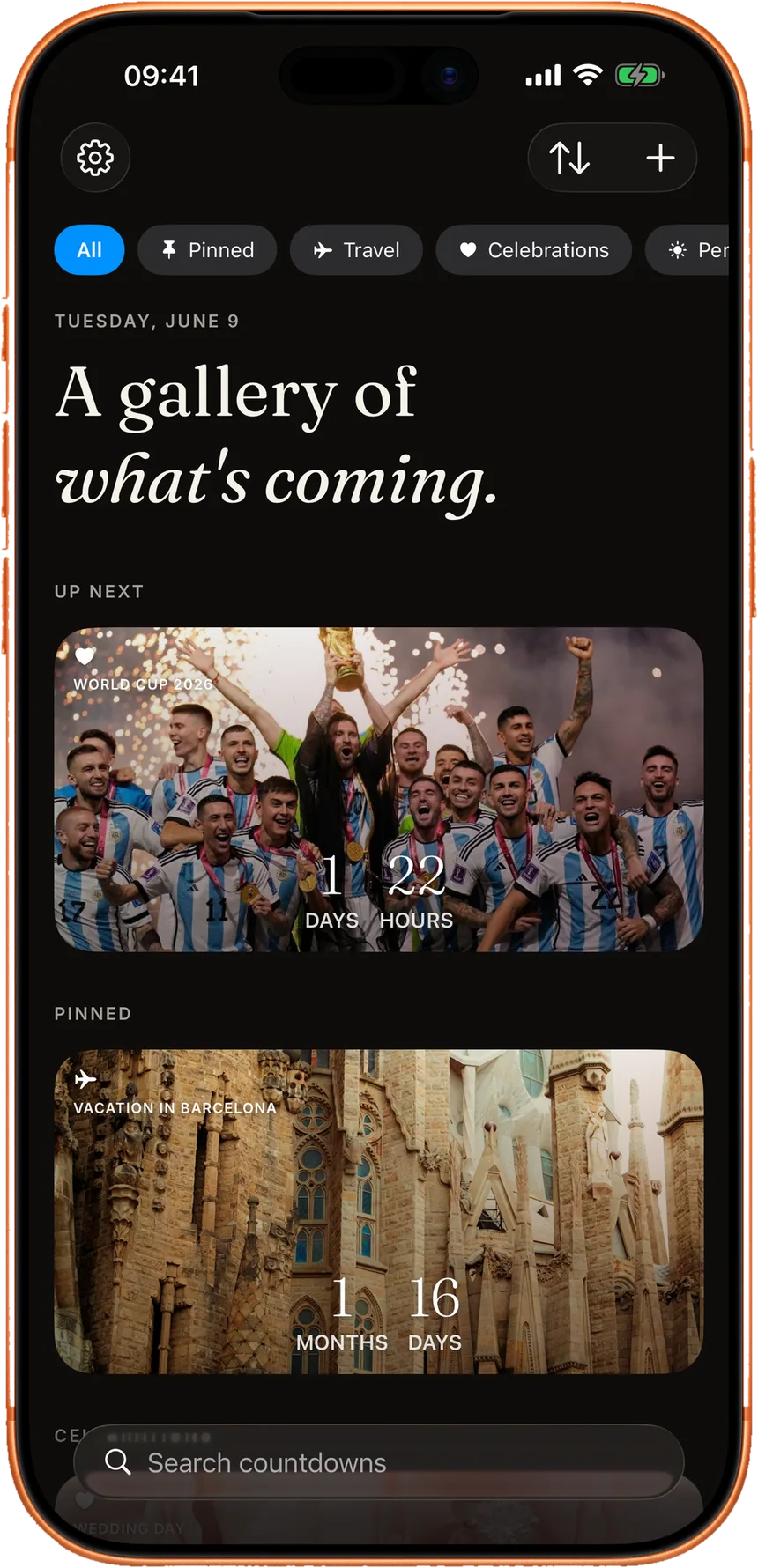 Countie's editorial home gallery of upcoming events.